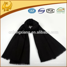 OEM-пользовательский доступный образец Многофункциональный черный шарф большой шерсти